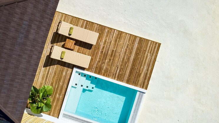 Grand Beach Villa with Private Pools